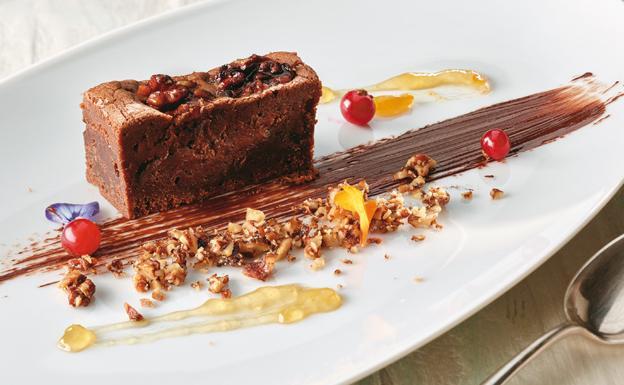 Receta de pastelitos de chocolate y naranja con crema Mascarpone de Martín Berasategui