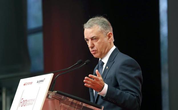 Urkullu apuesta por un Estatuto «viable», pero reivindica el derecho a decidir