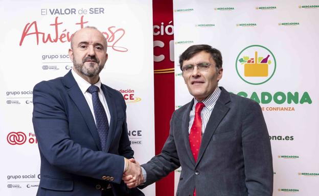 Fundación ONCE y Mercadona apuestan por la plena inclusión de las personas con discapacidad