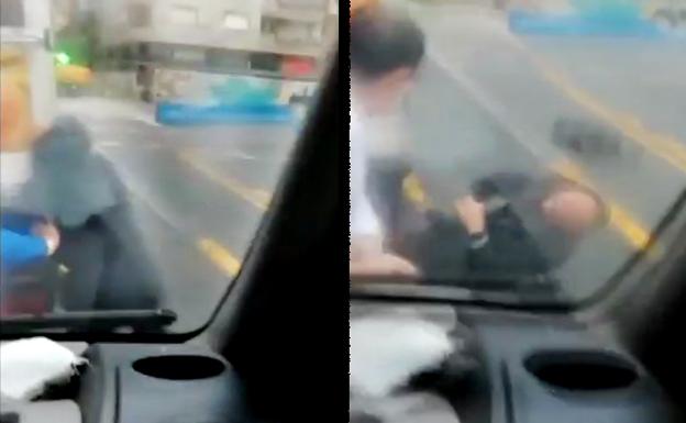 El peor golpe del temporal en Donostia