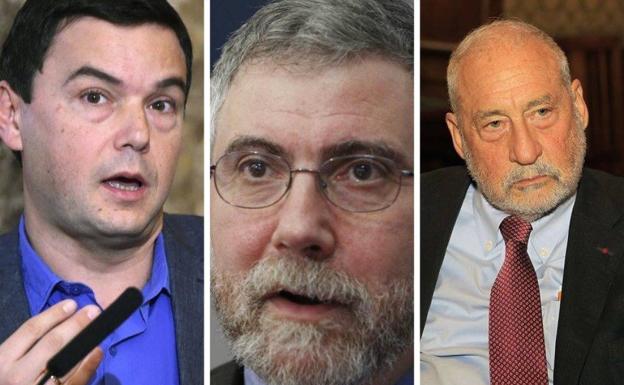 Piketty, Krugman y Stiglitz. ¿Y tú de quién eres?
