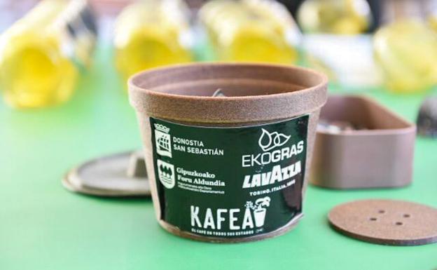 En busca de una segunda vida para las cápsulas del café en San Sebastián