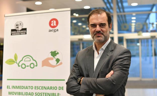 Jaime Barea en el Kutxaespacio, donde se celebró la segunda jornada organizada por Aega. /Morquecho