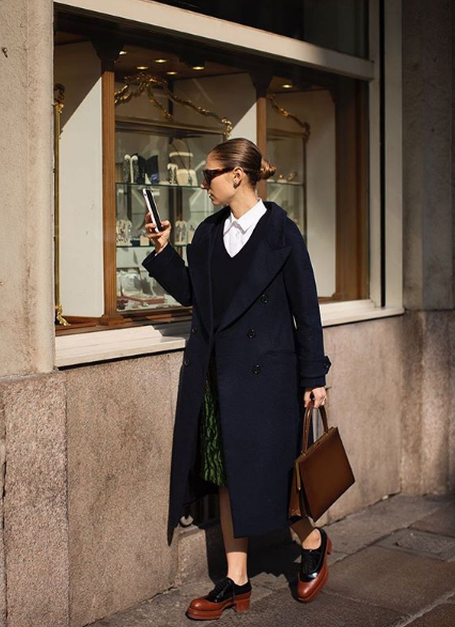 18 formas de llevar un abrigo negro