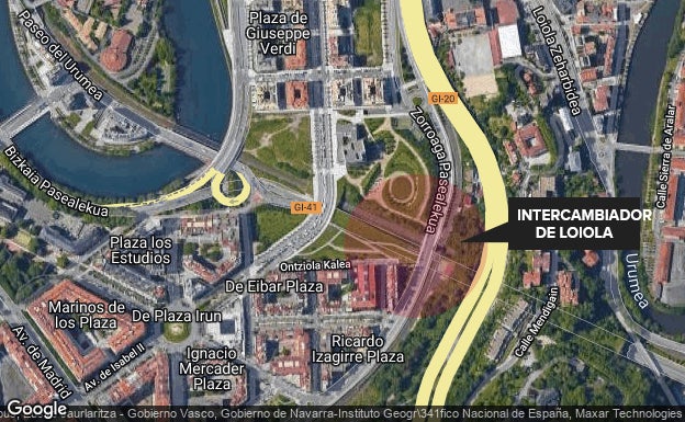 Menos coches y más trenes en San Sebastián para 2020