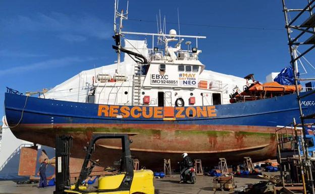 El 'Aita Mari' regresará a finales de enero a alta mar para continuar con su ayuda humanitaria a migrantes
