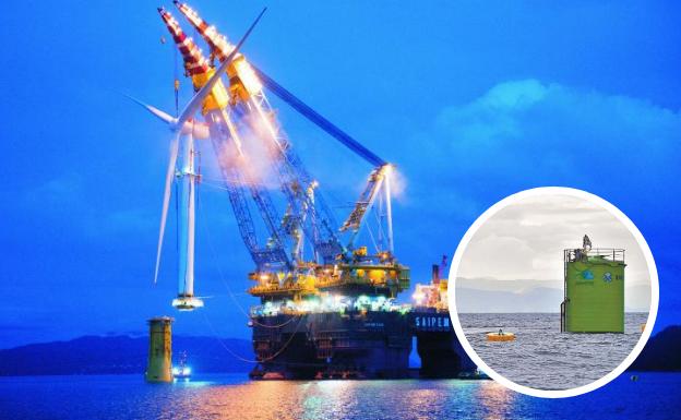 La costa vasca albergará una zona de ensayo para aerogeneradores flotantes marinos