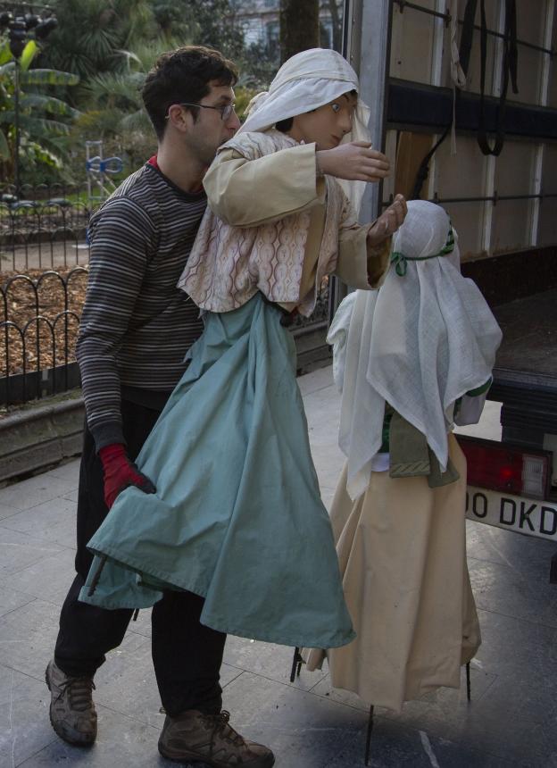 Las figuras del belén vuelven a casa