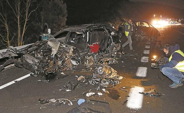 El donostiarra fallecido en la N-121-A, segunda víctima guipuzcoana de tráfico