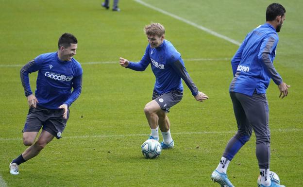 Real Sociedad: Martin Odegaard vuelve a entrenar con el grupo