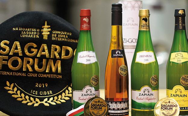 Zapiain Sagardoa, proclamada mejor sidra natural vasca