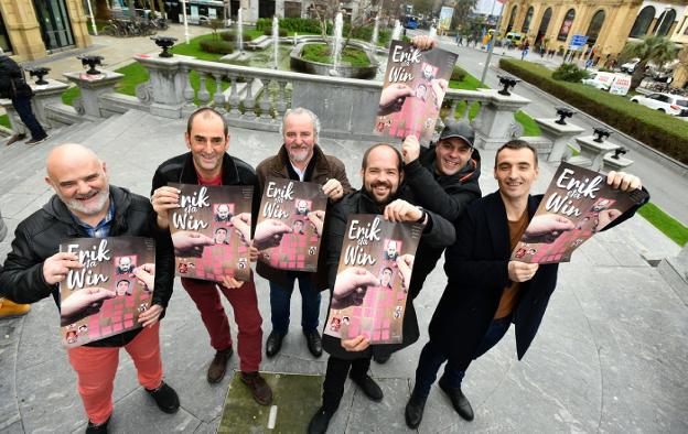 Gizontasunaz eta harremanez ariko dira Buhameak, bertsotan eta kantuz, 'Erik eta Win'-en