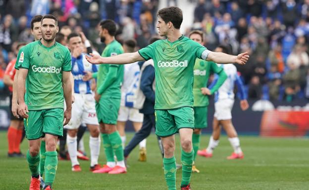 El uno a uno de los jugadores de la Real frente al Leganés