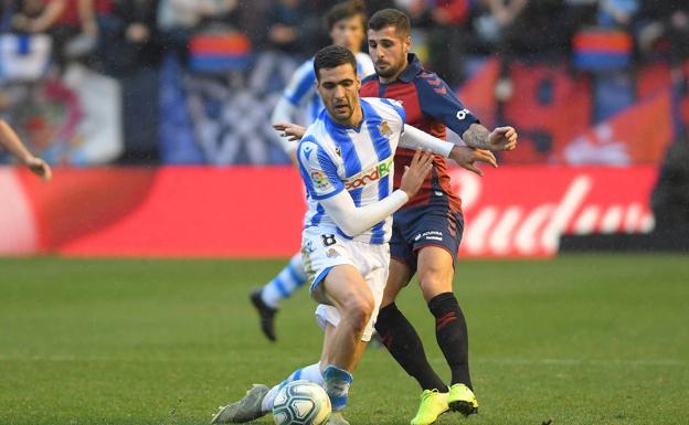 Merino se entrena en solitario pero llegará al Bernabéu