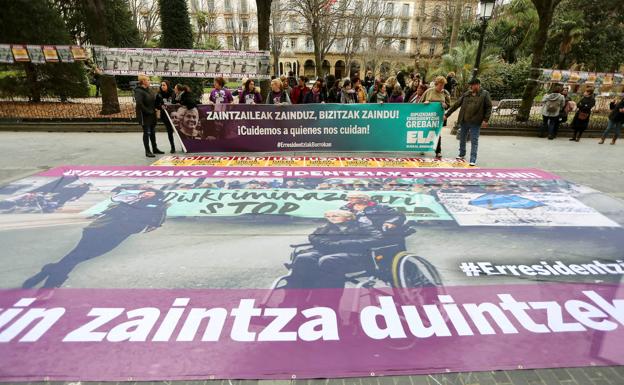 ELA prolonga un mes más la huelga en residencias de Gipuzkoa