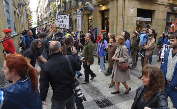 La OSE graba la banda sonora de la serie 'Patria'