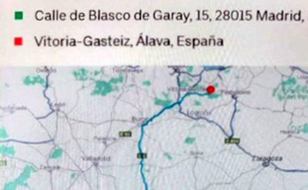 Detenido por no pagar 1.093 euros de un servicio de VTC de Madrid a Olazagutia