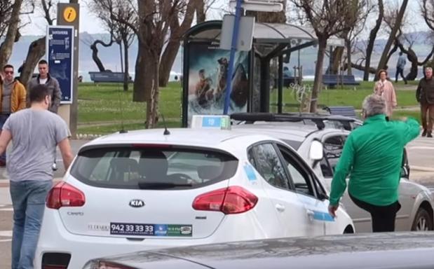 La surrealista pelea entre un taxista de Santander y un aficionado del Racing
