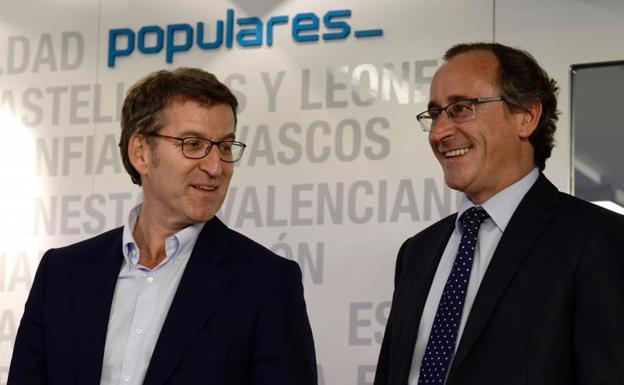 PP y Ciudadanos cierran la coalición para Euskadi a pesar del portazo de Feijóo