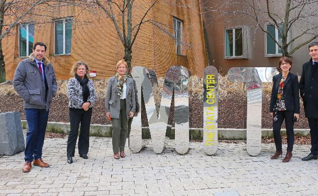 Arantxa Tapia busca en Boston inversores del sector biotecnológico para que se asienten en Miramón