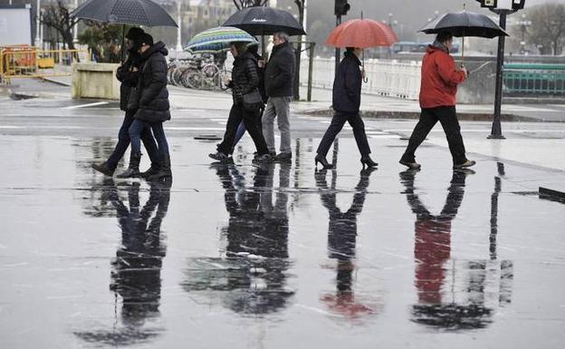 Finaliza el aviso amarillo por fuerte viento, que ha provocado el desvío de cuatro vuelos en Loiu