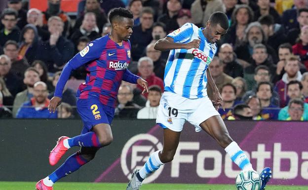 El Camp Nou goza con la Real