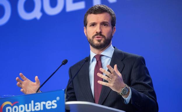 Casado plantea su propio plan de choque frente al coronavirus con las demandas del PP en materia económica