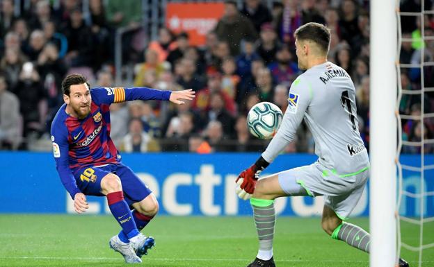 Una parada de Remiro entre las más destacadas de la jornada