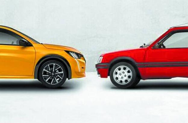 Del Peugeot 205 al 208: el tiempo no pasa en balde