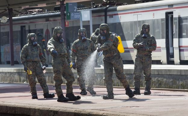 Nueva misión para los militares del cuartel de Loiola
