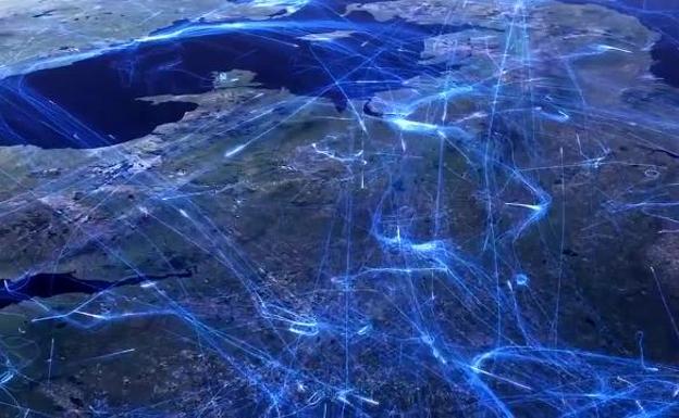 La autopista aérea de Gipuzkoa se vacía