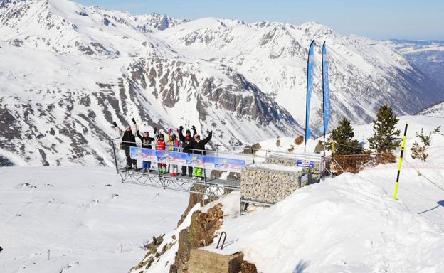 Un mirador acristalado en lo más alto de Panticosa