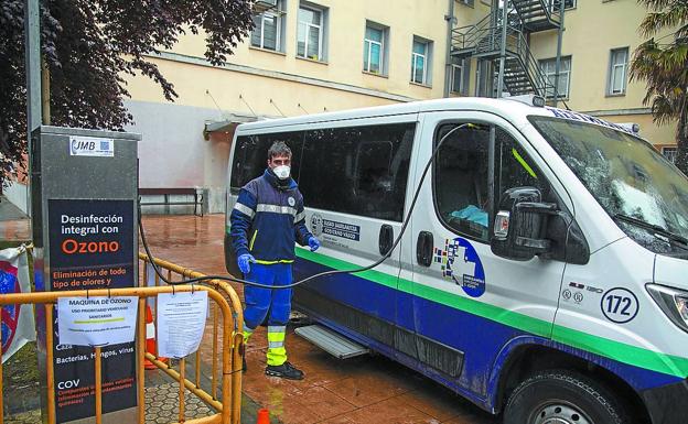Ambulancias libres de bacterias