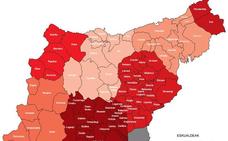 ¿Cuáles son los municipios con más contagios por coronavirus en Gipuzkoa?