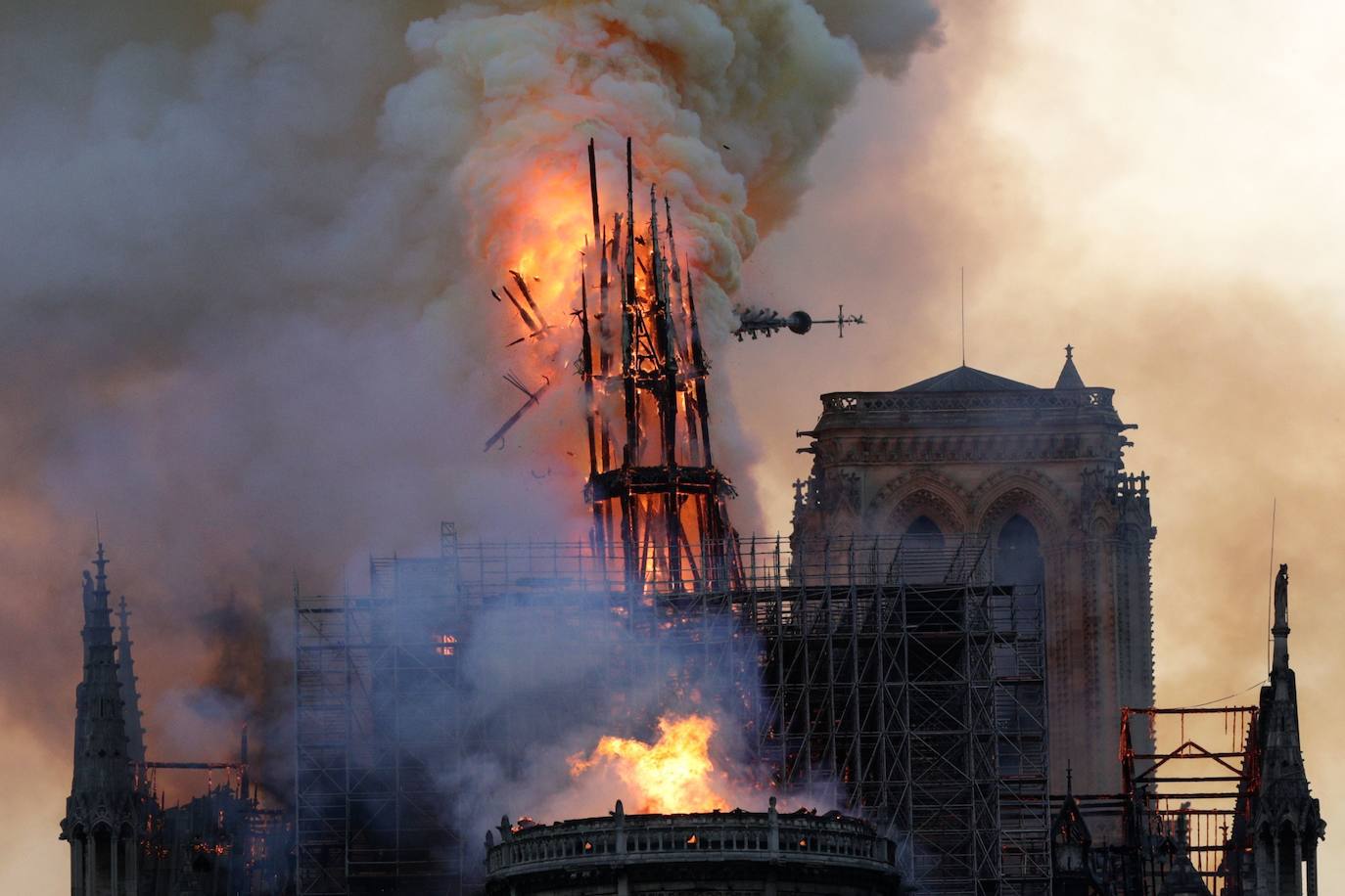 Un año del incendio de Notre Dame