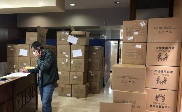 Eudel retira 300.000 mascarillas defectuosas