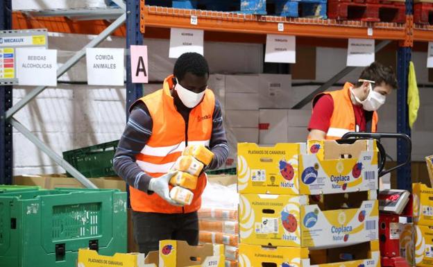 El Banco de Alimentos pide apoyo con donaciones en las cajas de supermercados