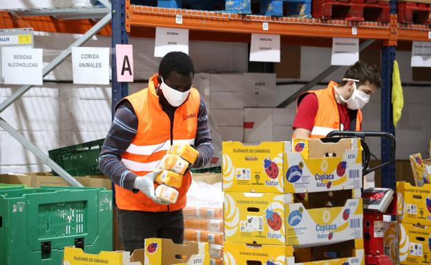 Aumenta un 35% los beneficiarios del Banco de Alimentos de Gipuzkoa desde el inicio de la crisis sanitaria