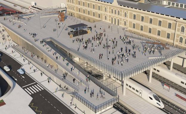 La estación del TAV de Donostia comenzará en julio tres años de obras para su transformación