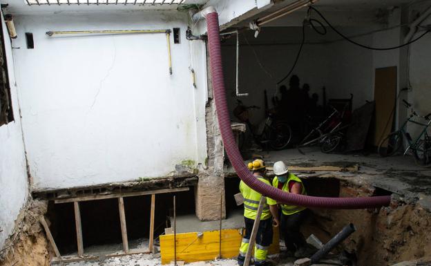 Paralizadas las obras del Topo bajo La Concha