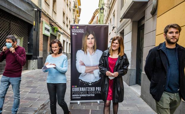 Elkarrekin Podemos presenta su programa electoral para «corregir los desequilibrios y las desigualdades que ha traído el Gobierno del PNV»