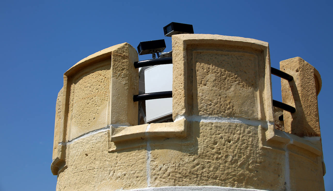 Cámaras para controlar el aforo en las playas de Donostia y Orio
