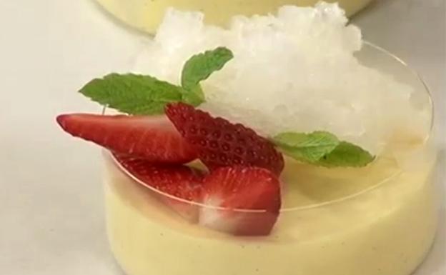 Receta de crema de naranja y vainilla de David de Jorge