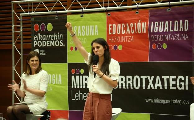 Montero defiende que el tripartito con EH Bildu y PSE es «posible y necesario»