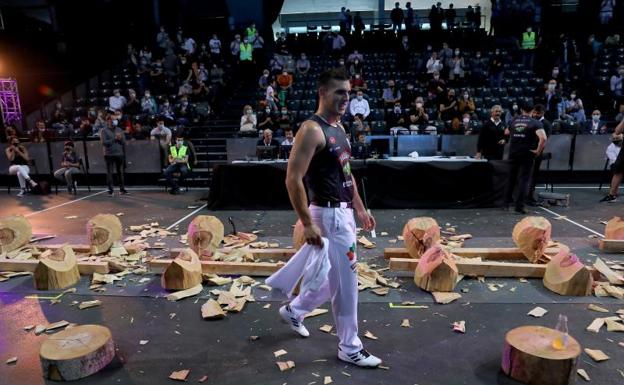 Suspendidos todos los campeonatos de Euskadi de aizkolaris