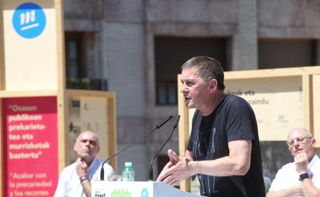 Otegi emplaza a concentrar en EH Bildu el «voto progresista de izquierdas, soberanista y antifascista»