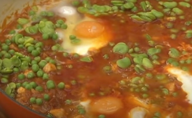 Receta de huevos a la flamenca de David de Jorge