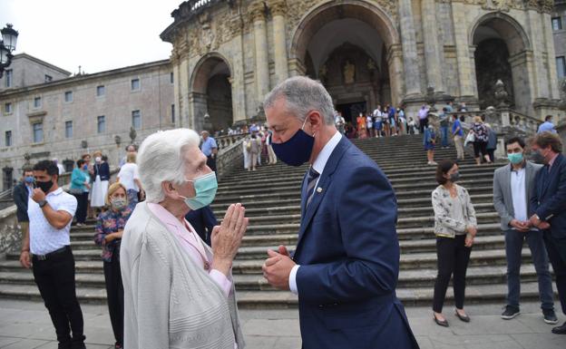Urkullu asiste en Loiola a la celebración por la festividad de San Ignacio