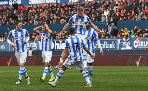 La Real recupera la pegada de antaño en los libres directos