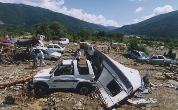 El día que el agua se tragó el camping Las Nieves